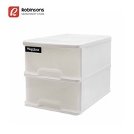 Megabox 2-Layer Drawer (White)