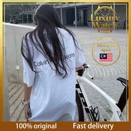 【Special Offer】Baju-T wanita embroidered armband tee 100%Original Calvin Klein Baju-T lelaki classic