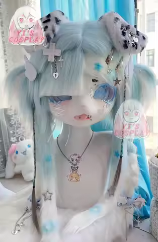 Furry Head Handmade Customized Fursuit Head Cosplay Kigurumi Headsets Beast Fursuit Kigurumi Head Fu