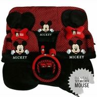 Mickey Mouse Car Pillow / Car Seat Cover / 18in1 Pillow / 18in1
