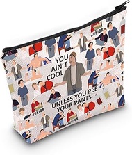LEVLO Funny Madison Cosmetic Make Up Bag Adam Sandler Quote Gift You Ain't Cool Unless You Pee Your 