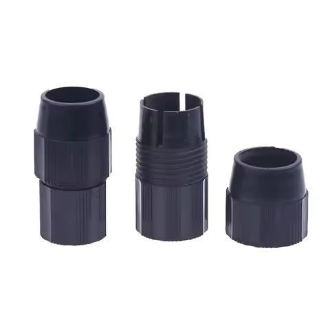 Plastic Telescopic Tube Connector Dip Net Pole Telescoping Pipe Twist Clamp Fixed Lock For DIY Carbo