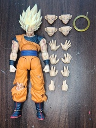 shf Bandai 龍珠 野獸神靈 DKO 戰損超二悟空 公仔Figure