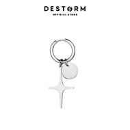 Destorm Bling Earing Earrings for Men and Women, Stainless Steel Earrings, Detachable to Wear in Man