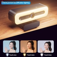 Wishlistforyou 1080P 4K HD Webcam Plug and Play USB Camera Auto Beauty Effect & Fill Light for Onlin