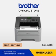 BROTHER 2840 FAX LASER FAX-2840 PLAIN PAPER COMPACT MONOCHROME 2840 FAX2840 PRINTER