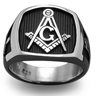 【Stylish】 SEUSUK Vintage Fashion Freemason Fashion Masonic Mens Fashion Popular Jewelry