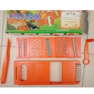 五合一多功能 切菜神器 切片器 6件式(1組)  multi functions cutter, 6pcs in 1 set