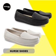 Kasut Jururawat / Nurse / Misi / Kesihatan Slip On / Kasut Nurse Hitam l Putih