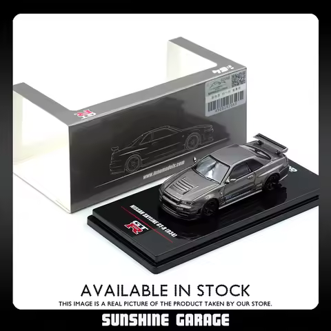 INNO In Stock 1:64 Nissan Skyline GTR R34 R33 400R Car Model Diorama Collection Toys