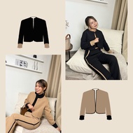 Depends Reversible blazer เบลเซอร์ทรงครอปใส่ได้ 2 ฝั่ง 2 สี