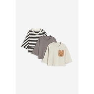 H&M -  3-pack cotton jersey tops (Kids)