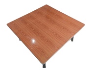 โต๊ะพับสี่เหลี่ยมโต๊ะญี่ปุ่นพับได้ขนาด40*60cmลายไม้สีสัก