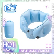 U-Shaped Inflatable Neck Pillow Manual Inflation Ultralight Inflate Ring Neck Pillow Portable Travel