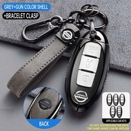 เคสกุญแจรีโมทรถยนต์ สําหรับ โลหะ กันรอยขีดข่วน สําหรับ Nissan Navara Almera X70 Nissan Terra Patrol 