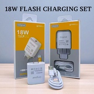 Fast Charging Charger Set 18w 15w 65w Quick Charger Usb port Compatible to Type C Android V8