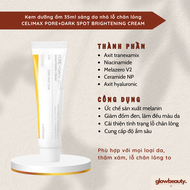 Kem dưỡng ẩm 35ml sáng da nhỏ lỗ chân lông Celimax Pore+Dark Spot Brightening Cream