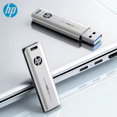 HP Flash Drive USB3.2 Disk 32GB 64GB 128GB 256GB High Speed External Storage Metal Pen Drive USB Sti