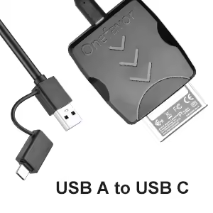 Onefavor CFast Card Reader USB3.0 High Speed Card Reader Type-c Interface for DSLR CFast Card
