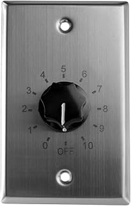 Skywalker Saga Elite™ Stainless Steel Volume Control Wall Plate (10W 25/70.7V)