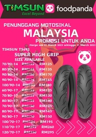 TIMSUN TAYAR TS692 70/80 80/80 60/90 70/90 80/90 90/80 100/70 110/70 120/70 90/90-14 100/90-14 Y16 Y15 RSX RS150 LC135