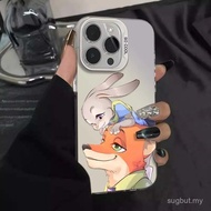 Fun Fox Rabbit Cute CP Combination High-End Cartoon Phone Case Suitable for Samsung A13 A05 A06 S25 