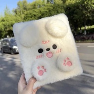 LORE SHOP Plush Puppy Plush Binder Photocard Holder Fluffy Bear Cartoon Dog Plush Card Album DIY Ref