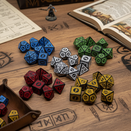 Retro Style DND Dice Set Polyhedral Table Game Dice for Dungeons and Dragons Role-Playing TRPG Dice 