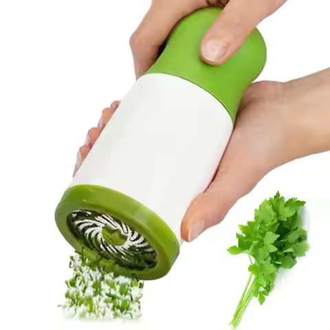 Spices Grinder, Spices Chopper, Garlic Cilantro Grinder With Stainless Steel Cutter For Coarse Spice