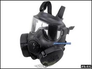 【野戰搖滾-生存遊戲】美軍 M50 防毒面具造型風扇面罩、面具【黑色】眼鏡族可用防彈面罩SWAT面具防霧面具風鏡