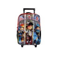 Boboiboy Children With Front Zipper Pouch Kids Boys School Trolley Bag - (Red &amp;Black) No Ratings Yet