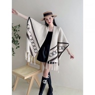 Ethnic Style Shawl All-Match Scarf Imitation Cashmere Travel Photo Keeping Warm Tassel Jacquard Fash