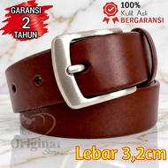 Genuine Leather Belt Men's Fashion Belt Genuine Leather Buckle Jumbo Leather Belt