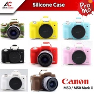 New Silicone Case Kamera Canon EOS M50 / M50 Mark ii Karet Pelindung
