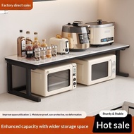 Thickened rock slab microwave oven rack, kitchen storage rack, stove seasoning rack, multifunctional