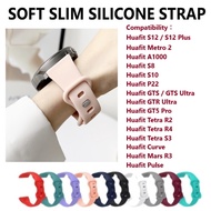 Soft Slim Silicone Strap Band - Huafit Metro 2 A1000 S8 S10 S12 Plus P22 GTS GTR Ultra GT5 Pro Tetra