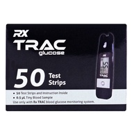 Rx Trac Glucose Test Strip 50's Glucometer Blood Test Strip Kencing Manis Test Strip