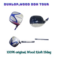Wood 3 Dunlop MOdel DDH Tour , Loft 15deg -100% original = right handler .- without cover