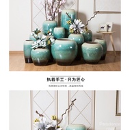 Ceramic Crafts Jingdezhen Ceramic Pot Large Floor Vase Hotel Home Ornament Fambe Vase Decoration Manufacturer