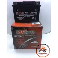 Battery GP YTZ5S-BS 12V-3,5AH Suitable For:LC-135 V2-V6/Y150-ZR/WAVE-110/DASH1-2.FUTURE/SRL-115/SRL-