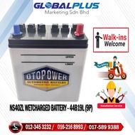 (Delivery & Installation Provided @ Walk In Purchase) Otopower NS40ZL Wetcharged Battery-44B19L (9P)