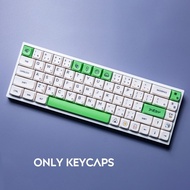 Avocado Japanese Minimalist White Keycaps / XDA Profile Keycaps