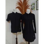 HITAM Krah BLACK Couple T-shirt pique Cewe Cowo pique cool