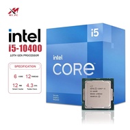 Intel Core i5-10400 10th Gen 6-Core 12-threads 4.30GHz LGA1200 65W Desktop Processor Tray Type