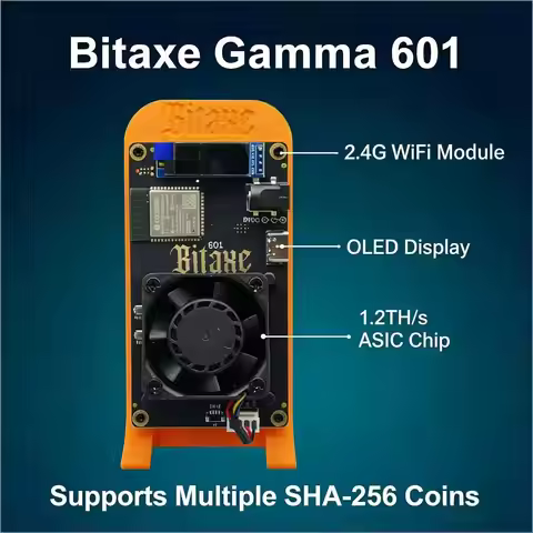 Solo Miner Gamma 601 Bitcoin ASIC Mining Machine 25dB – Bitcoin Miner 20W Für BTC BCH | Minerador Cr