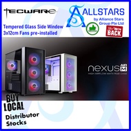 (ALLSTARS:We Are Back PROMO) Tecware Nexus Air M ARGB Tempered Glass Window micro-ATX Tower Chassis (Choice of White : TWCA-NEXAMA-WH or Black : TWCA-NEXAMA-BK) (Warranty 1year with TechDynamic)