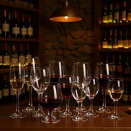 Red Wine Glass Series Glass Factory Wholesale Creative Goblet Wine Glass Glass Goblet Light Luxury W