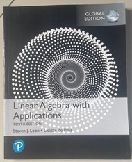 Linear Algebra with Applications, Global Edition（10/e)