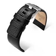 Dây đeo bằng da chính hãng cho động cơ diesel dz7312 dz7314 đen nâu 22mm 24mm 26mm 27mm 28mm 20mm 32