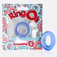 TheScreamingO - RingO Rubber Cock Ring (Blue) - Sex Toys for Men